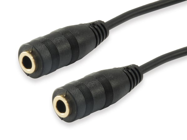 Equip 147941 äänenjakaja Musta