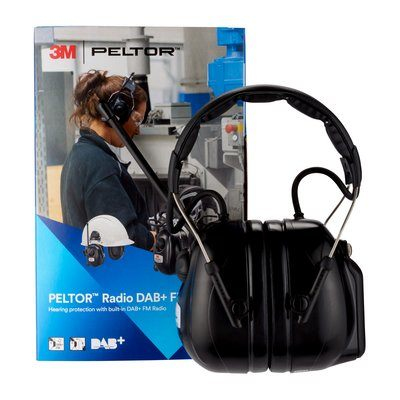 3M HRXD7A-01 hovedtelefoner/headset Trådløs Kontor/Callcenter Sort