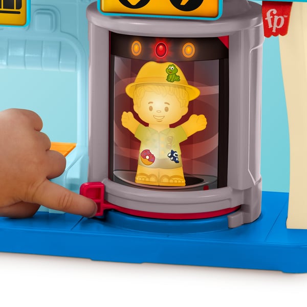 Fisher-Price Little People Hverdagslivet i lufthavnen-legesæt til tumlinger, lufthavn og 3 stk. tilbehør