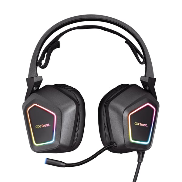 Trust GXT 450 Blizz RGB 7.1 Surround Kuulokkeet Langallinen Pääpanta Pelaaminen USB A-tyyppi Musta