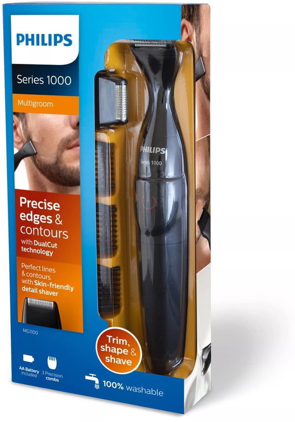 Philips MULTIGROOM Series 1000 MG1100/16 Skäggtrimmer med exakt precision