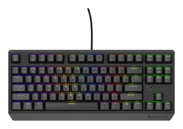 GENESIS Thor 230 TKL tastatur Spil USB QWERTY US engelsk Sort