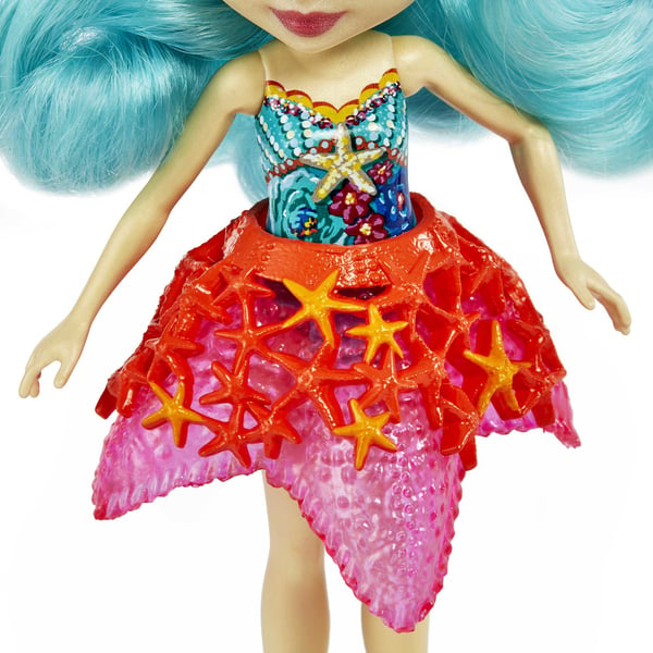 Royal Enchantimals OCEAN KINGDOM STARIA STARFISH och BEAMY-docka