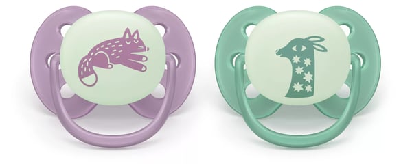 Philips AVENT Pacifier SCF094/04 ultra soft Nighttime