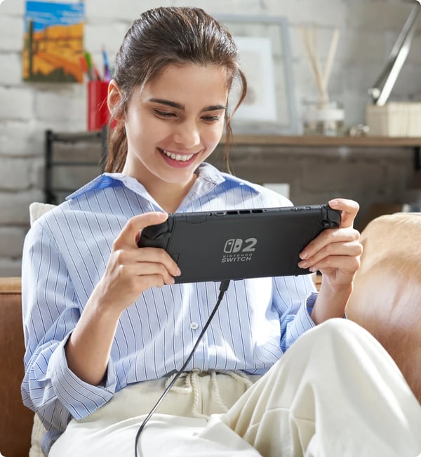Nintendo Switch 2 kannettava pelikonsoli 20,1 cm (7.9") 256 GB Kosketusnäyttö Wi-Fi Musta