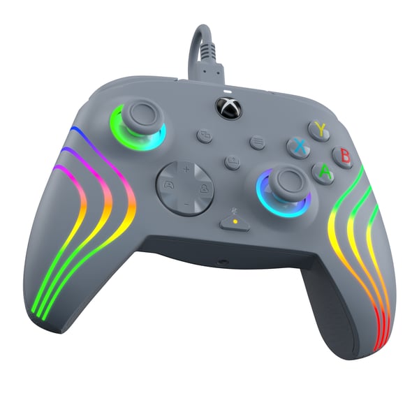 PDP Afterglow Wave Grå USB Spelplatta Analog / Digital PC, Xbox One, Xbox Series S, Xbox Series X