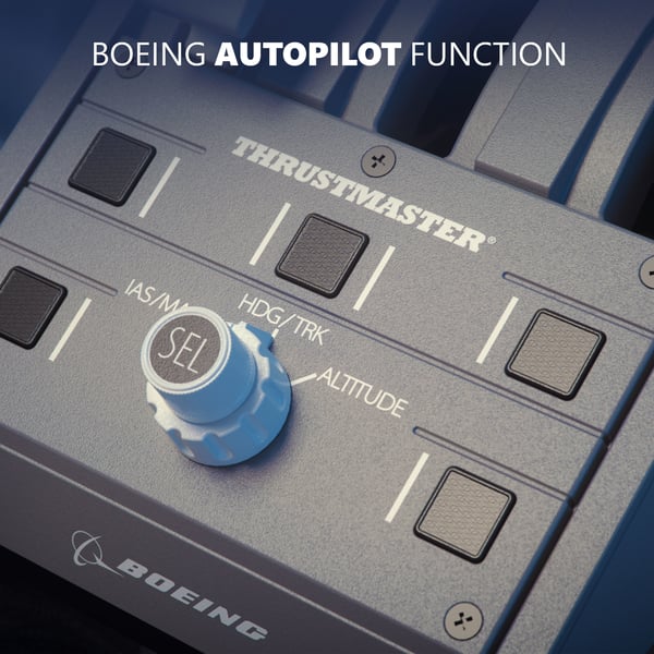 Thrustmaster TCA Quadrant Boeing Edition Grå USB Joystick PC, Xbox, Xbox One X, Xbox Series S