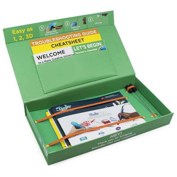 3Doodler Start EDU Plast Blå, Blå, Grøn, Grå, Orange, Rød, Hvid, Gul