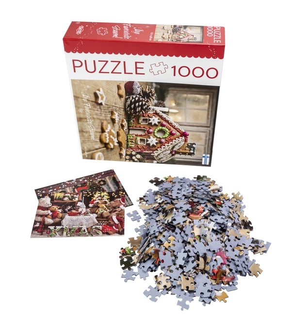 Tactic Puzzle Lovers Gingerbread House 1000 pcs puzzle