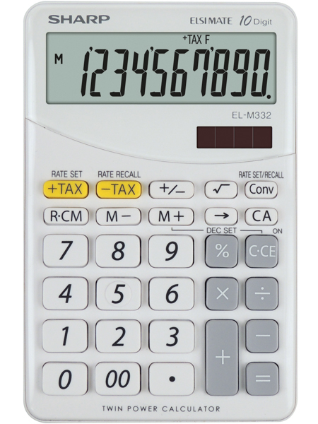 Sharp EL-M332 regnemaskine Desktop Finansiel Hvid Sharp EL-M332 regnemaskine Desktop Finansiel Hvid