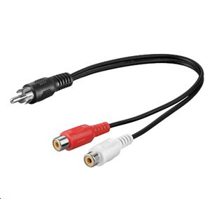 Microconnect AUDC02 audiokaapeli 0,2 m RCA 2 x RCA Musta Microconnect AUDC02 audiokaapeli 0,2 m RCA 2 x RCA Musta