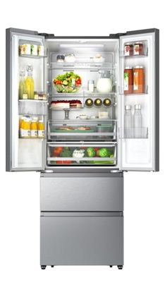 Hisense RF632N4WIE1 side-by-side køle-fryseskab Fritstående 485 L Rustfrit stål