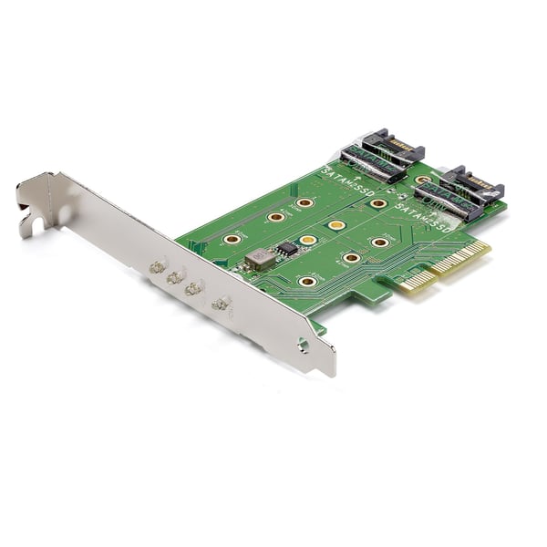 StarTech.com 3-ports M.2 SSD (NGFF) adapterkort - 1x PCIe (NVMe)