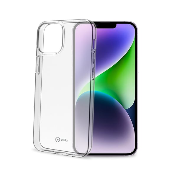 Celly Gelskin mobiltelefonfodral 17 cm (6.7") Mobilskal Transparent