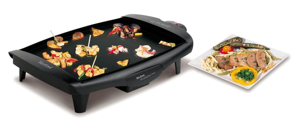 Tefal Plancha Compact 900 CB5005 Grill Bordsskiva Elektrisk Svart 1800 W