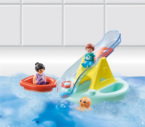 Playmobil 1.2.3 70635 spil, legetøj & mærkat til badet Badelegesæt Flerfarvet