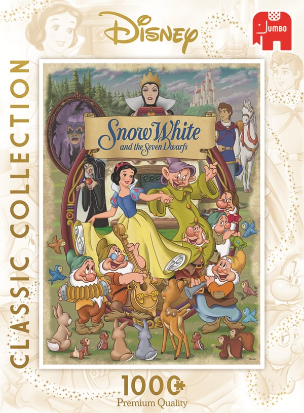 Disney Snow White Movie Poster 1000 pcs Kuviopalapeli 1000 kpl Sarjakuvat