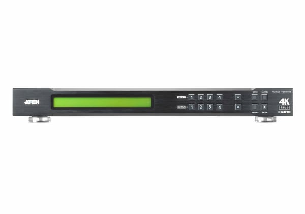 ATEN VM0404HB AV matrix omskifter Indbygget skærm 17,8 W