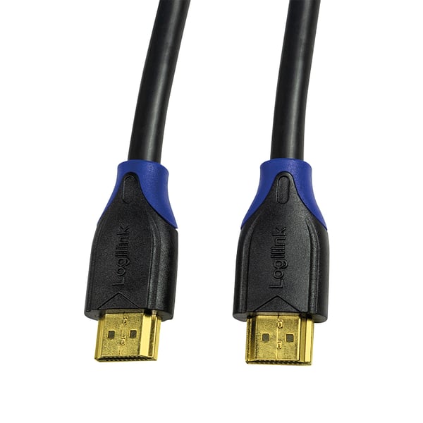 LogiLink CH0066 HDMI-kabel 10 m HDMI Typ A (standard) Svart