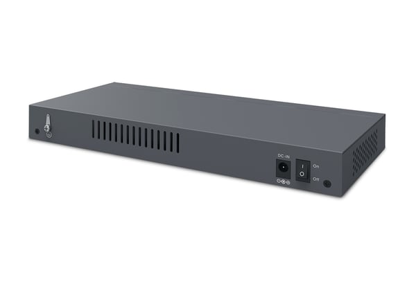 EnGenius ECS1008P nätverksswitchar hanterad L2 Gigabit Ethernet (10/100/1000) Strömförsörjning via Ethernet (PoE) stöd Svart