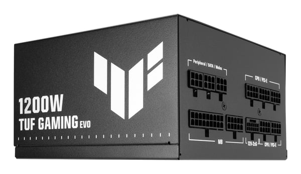 ASUS TUF-GAMING-1200G-EVO virtalähdeyksikkö 1200 W 20+4 pin ATX ATX Musta