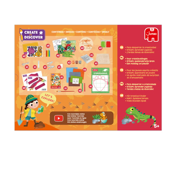 Jumbo Create & Discover - Dino Craft