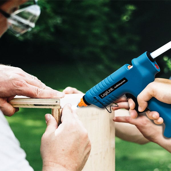 LogiLink WZ0052 varm limpistol og pen Blå 80 W