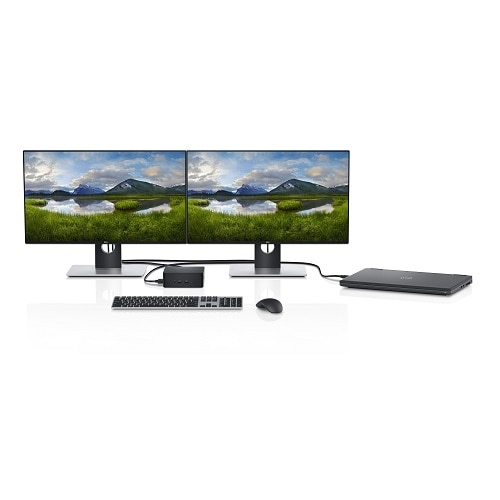 DELL TB18DC Langallinen USB 3.2 Gen 1 (3.1 Gen 1) Type-B Musta