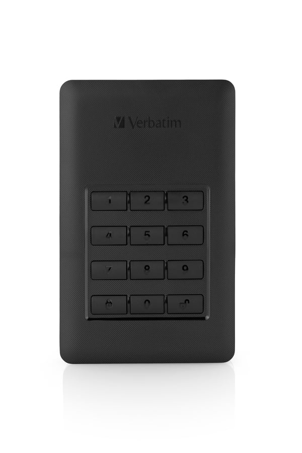 Verbatim Store'n'Go externa hårddiskar 2 TB USB Type-C 3.2 Gen 1 (3.1 Gen 1) Svart, Silver