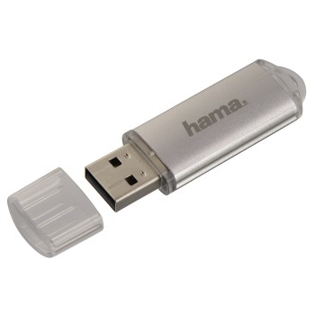 Hama Laeta FlashPen, USB 2.0, 128GB USB-nøgle USB Type-A Sølv
