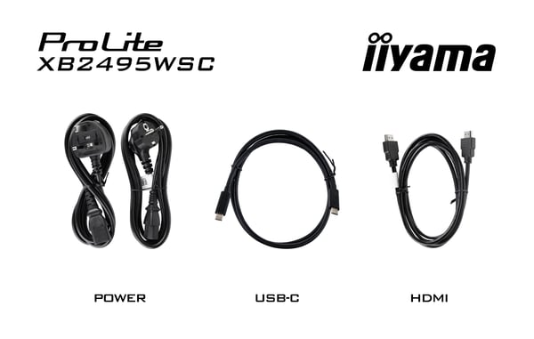 iiyama ProLite XB2495WSC-B1 computerskærm 61,2 cm (24.1") 1920 x 1200 pixel WUXGA LED Sort