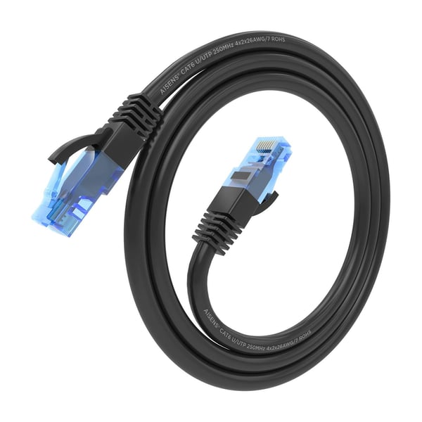 AISENS A135-0841 netværkskabel Sort 0,5 m Cat6 U/UTP (UTP)