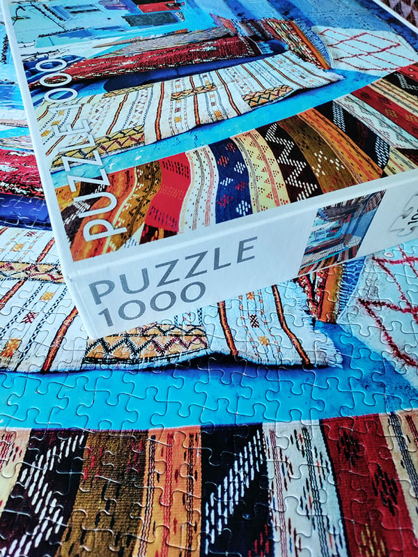 Tactic Around the World: Chefchouen Morocco - 1000 pcs Kuviopalapeli 1000 kpl Kaupunki