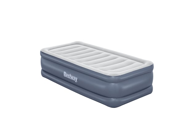 Bestway 6713G / 23 luftmadras Enkelmadras Grå, Hvid Unisex