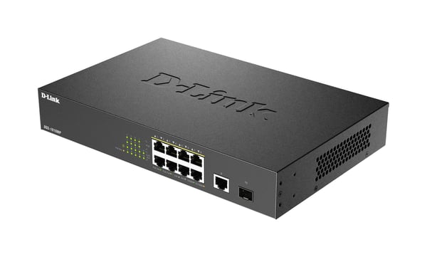 D-Link DGS-1010MP/E netværksswitch Ikke administreret L2 Gigabit Ethernet (10/100/1000) Strøm over Ethernet (PoE) 1U Sort