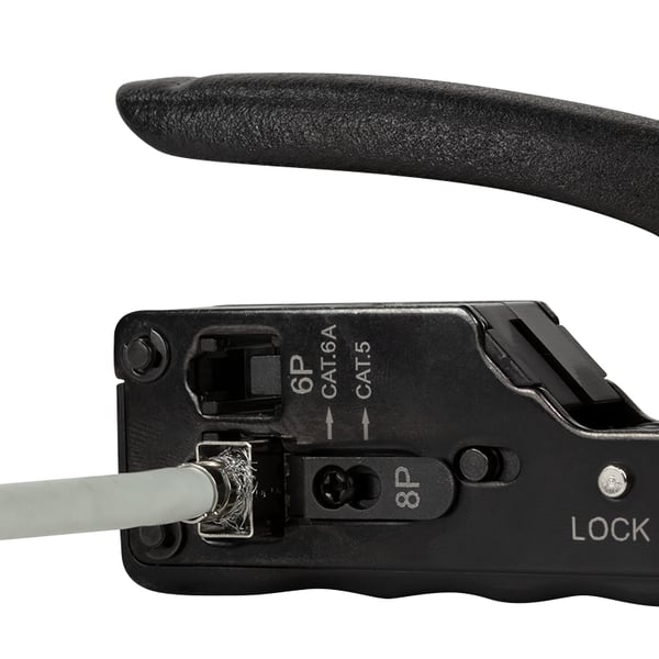 LogiLink WZ0025 kabelklipper Krympeværktøj Sort