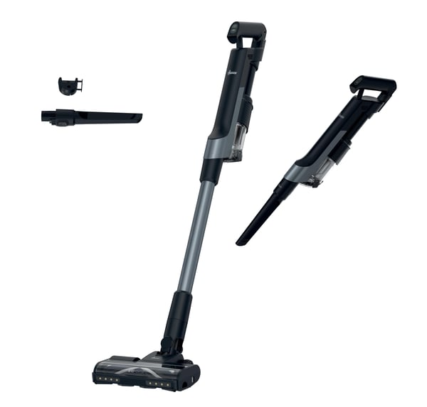 Hoover HF210HP 011 Stick vakuum Batteri Dry EPA Poseløs 1 L 165 W Grå, Kvarts metallisk