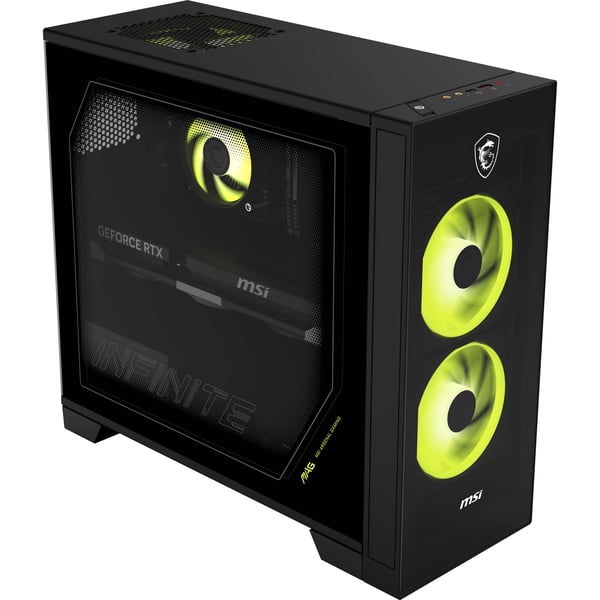 MSI MAG Infinite S AI 2NVL5-013EU Intel Core Ultra 5 225F 16 GB DDR5-SDRAM 1 TB SSD NVIDIA GeForce RTX 5060 Windows 11 Home Työpöytä PC Musta