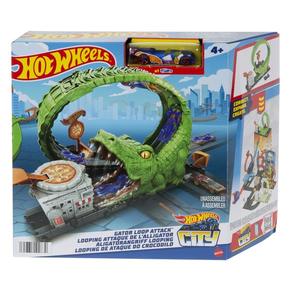 Hot Wheels City Gator Loop Attack-lekset