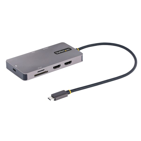 StarTech.com 120B-USBC-MULTIPORT dockingstation Ledningsført USB 3.2 Gen 1 (3.1 Gen 1) Type-C Grå