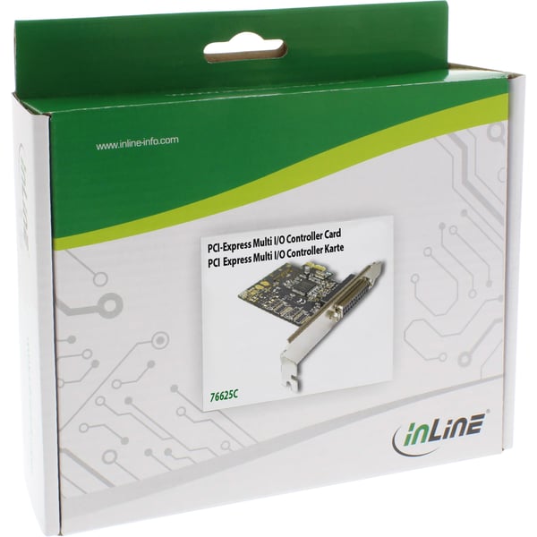 InLine 76625C nätverkskort/adapters Intern Parallel