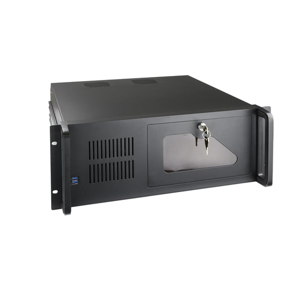TooQ RACK-406N-USB3 stativ 4U Vægmonteret stativ Sort
