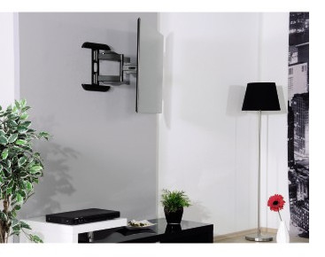 Hama 00118619 TV-kiinnike 142,2 cm (56") Musta