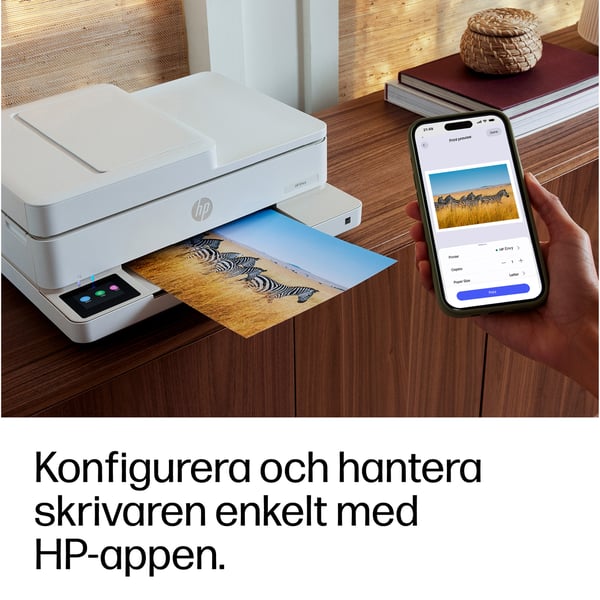 HP ENVY 6532e Trådlöst All-in-One Färg Skrivare, Instant Ink; Fotoutskrift
