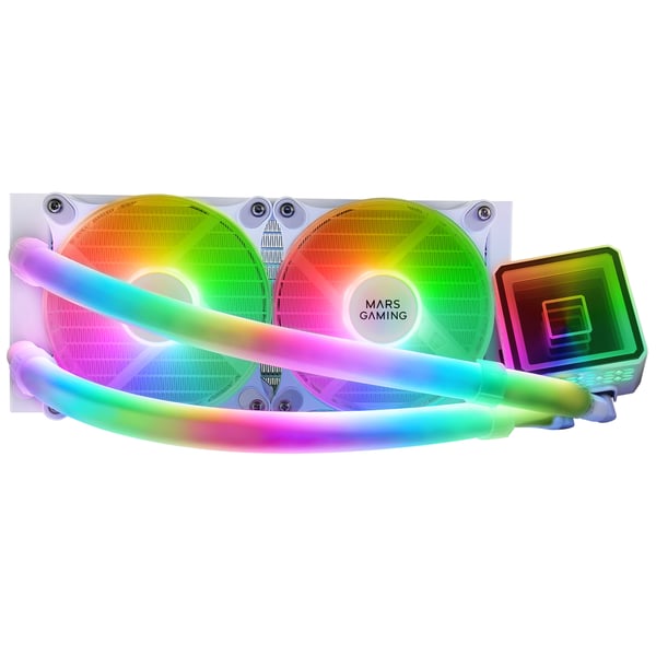 Mars Gaming ML-ULTRA240 Processor Allt-i-ett vätskekylare Vit 1 styck