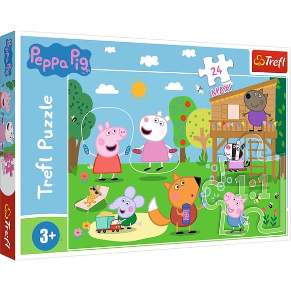 Peppa Pig Maxi Fun in the grass Puslespil 24 stk Andet
