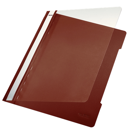 Leitz 41910075 raporttikansi PVC-muovi Ruskea, Läpinäkyvä