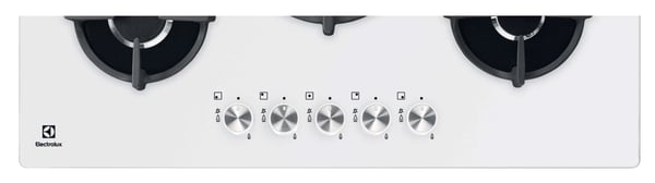Electrolux KGG7537W Hvid Indbygget 75 cm Gaskomfur 5 zone(s)