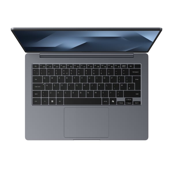 Samsung Galaxy Book6 Intel Core 5 315 Laptop 35,6 cm (14") WUXGA 16 GB LPDDR5x-SDRAM 512 GB SSD Wi-Fi 6E (802.11ax) Windows 11 Home Grå Tysk
