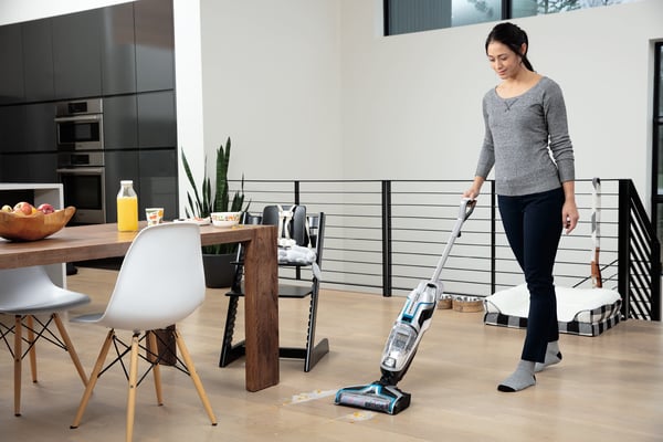 Bissell 2582Q upprättstående dammsugare och elektrisk sopborste Batteri Torr&våt Utan påse 250 W Svart, Blå, Silver